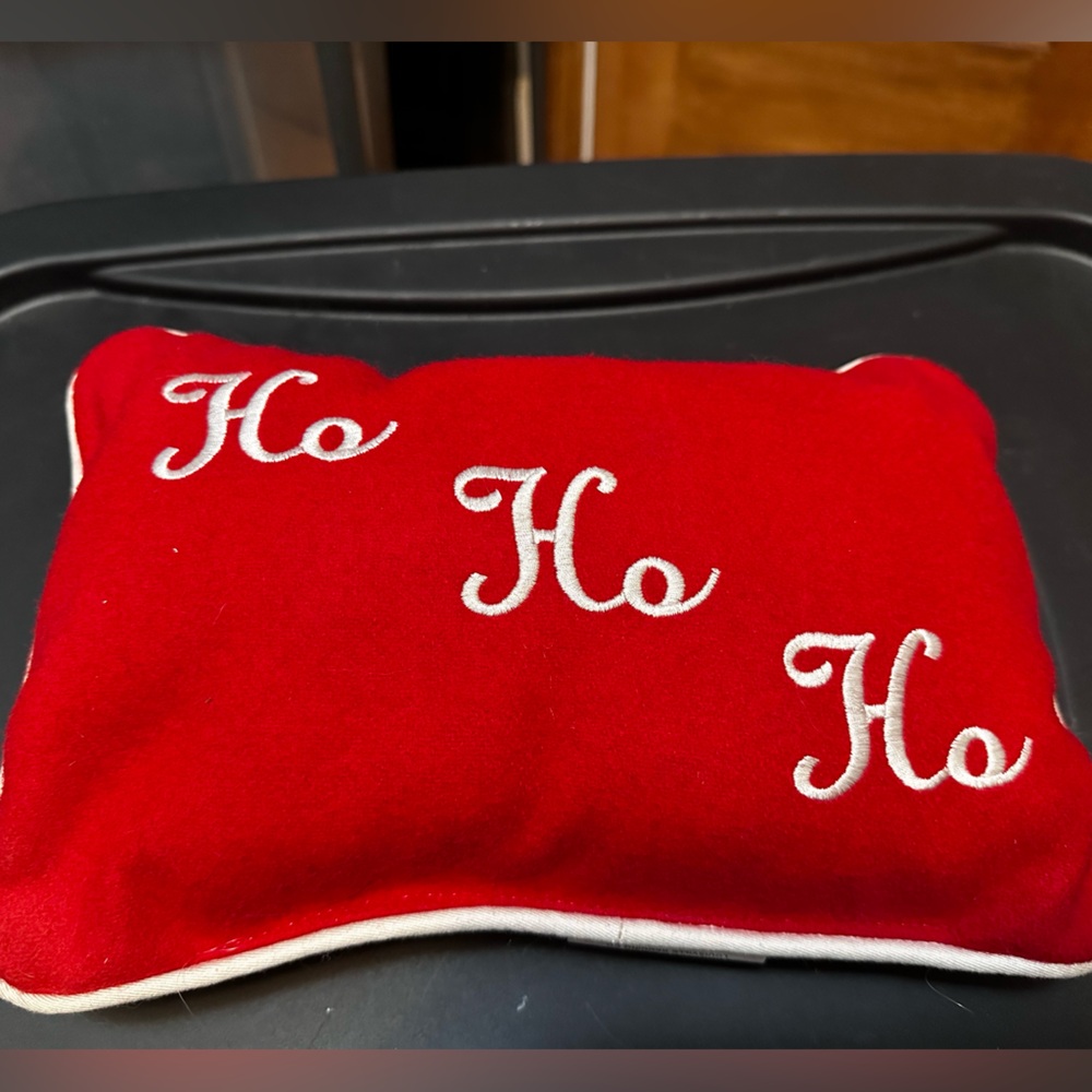 Holiday pillow 7x12 Ho Ho Ho